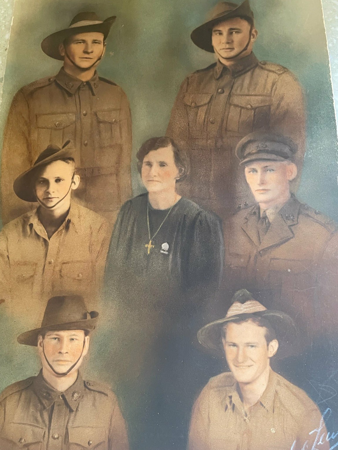 Briskey family wartime portrait